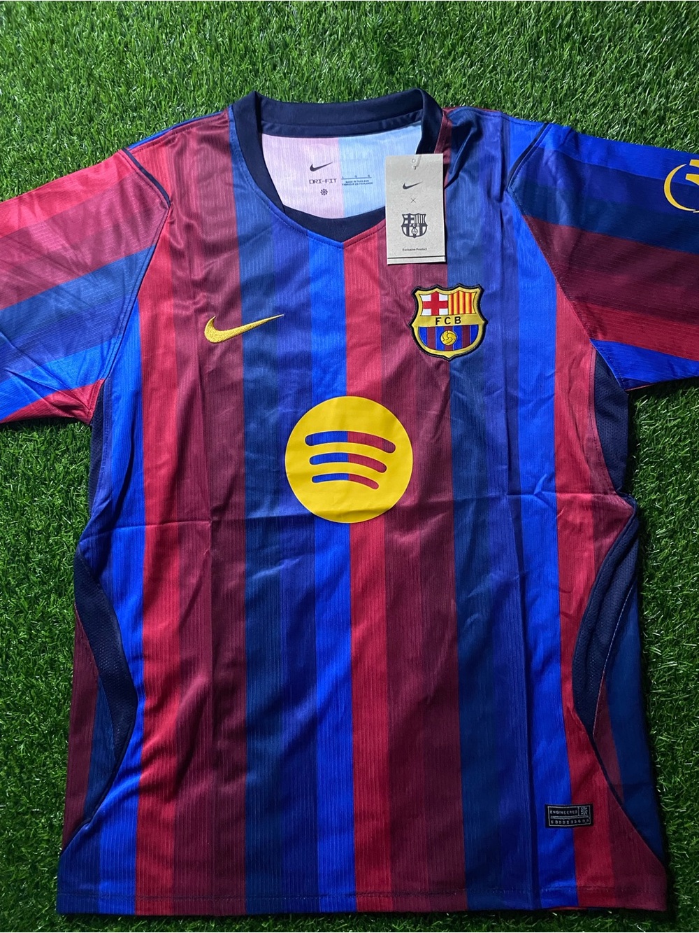 FC Barcelona Home Jersey in Blue, Red & Yellow